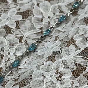 Elegant 8 Inch 925 Silver and Blue Topaz Women's Tennis Bracelet